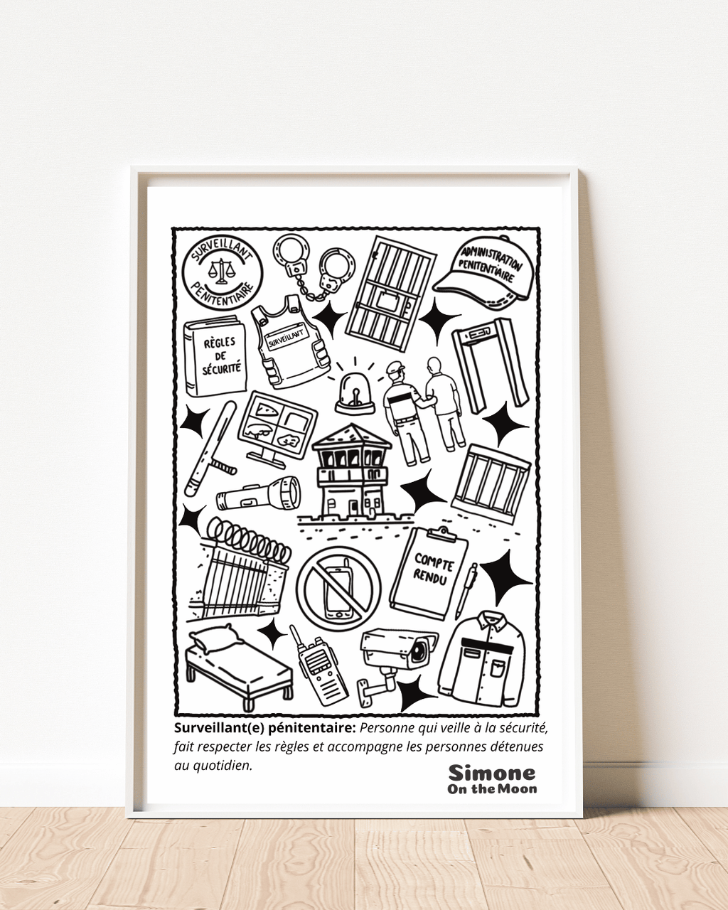 Affiche surveillant pénitentiaire