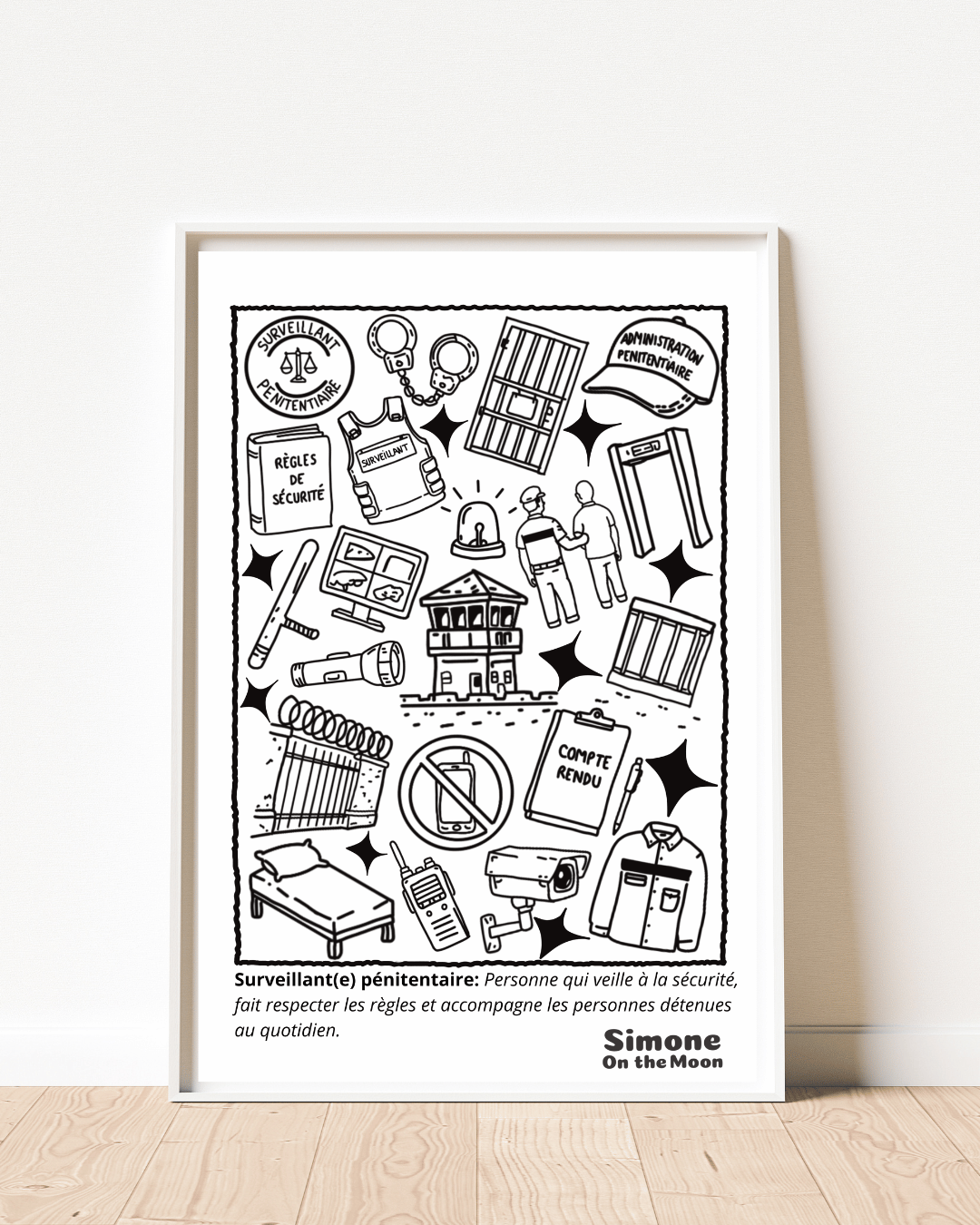 Affiche surveillant pénitentiaire
