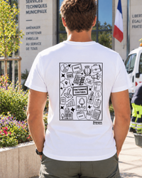 t-shirt blanc du fonctionnaire territorial(e)