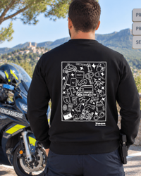 sweat noir gendarme
