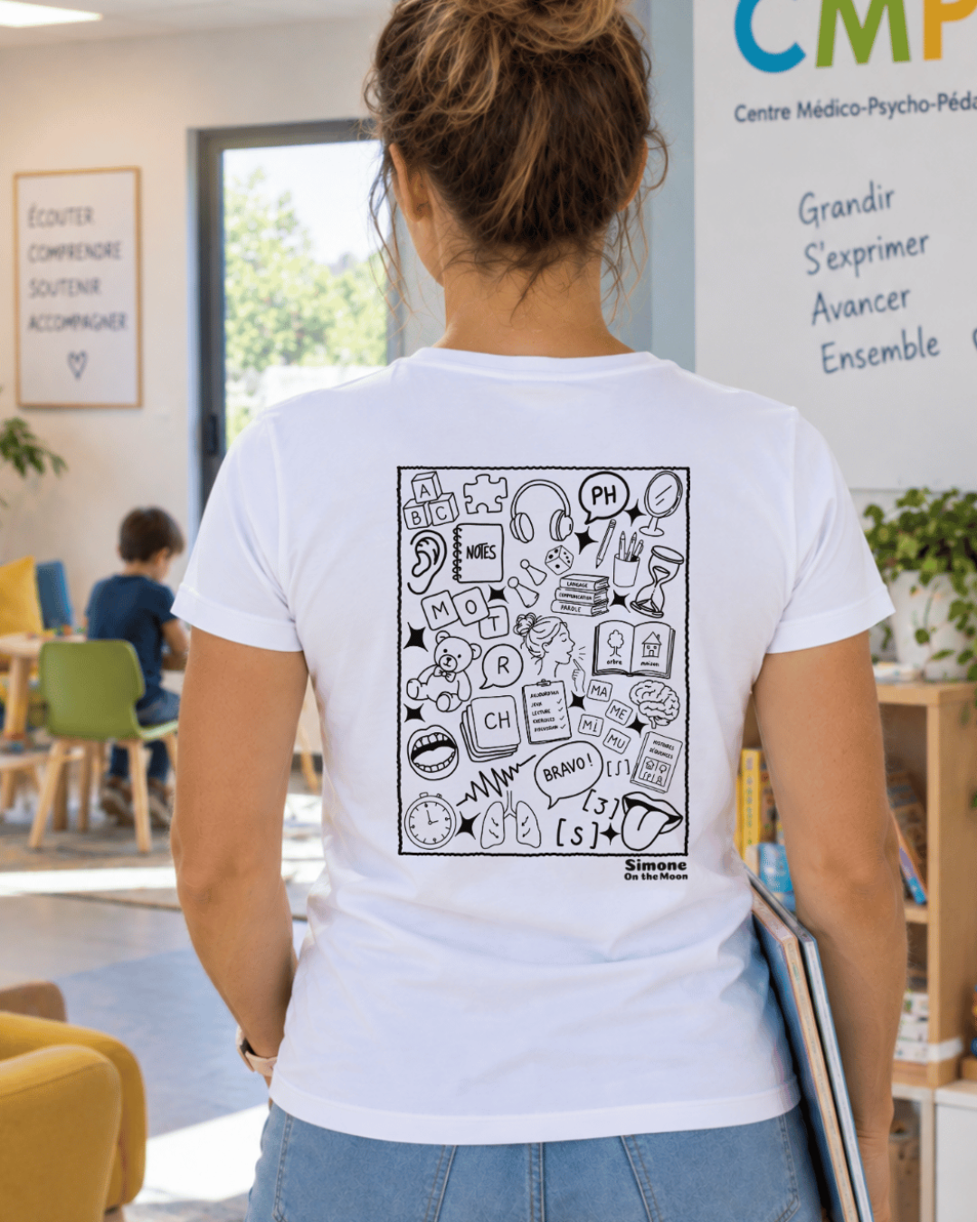 tshirt blanc orthophoniste