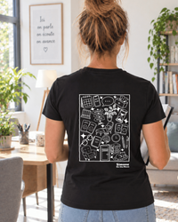 Tshirt noir psychologue