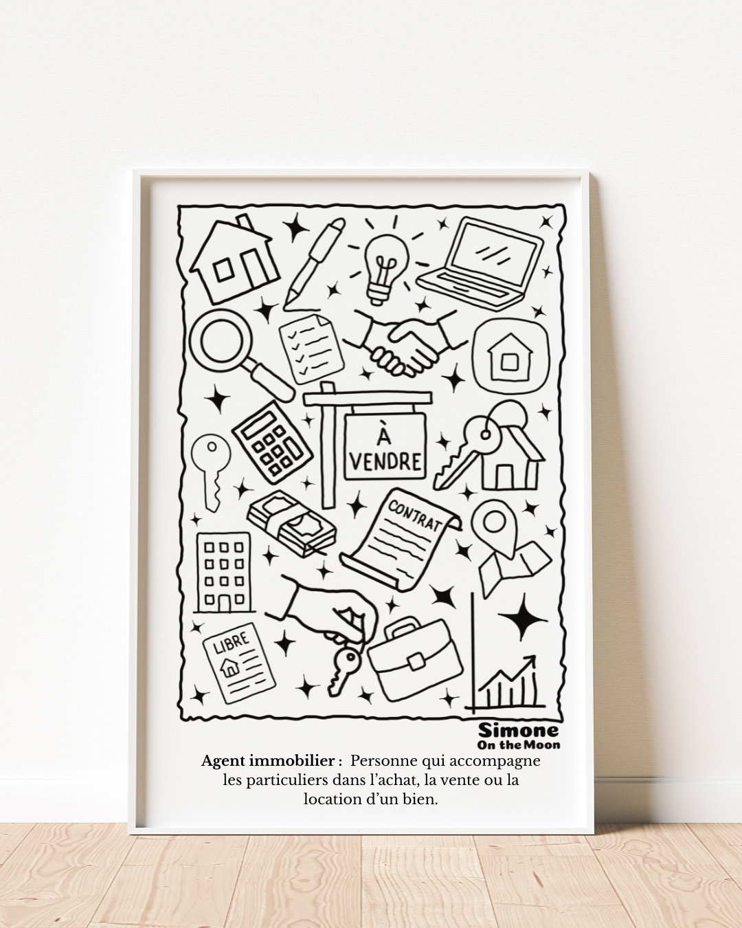 Affiche Agent immobilier
