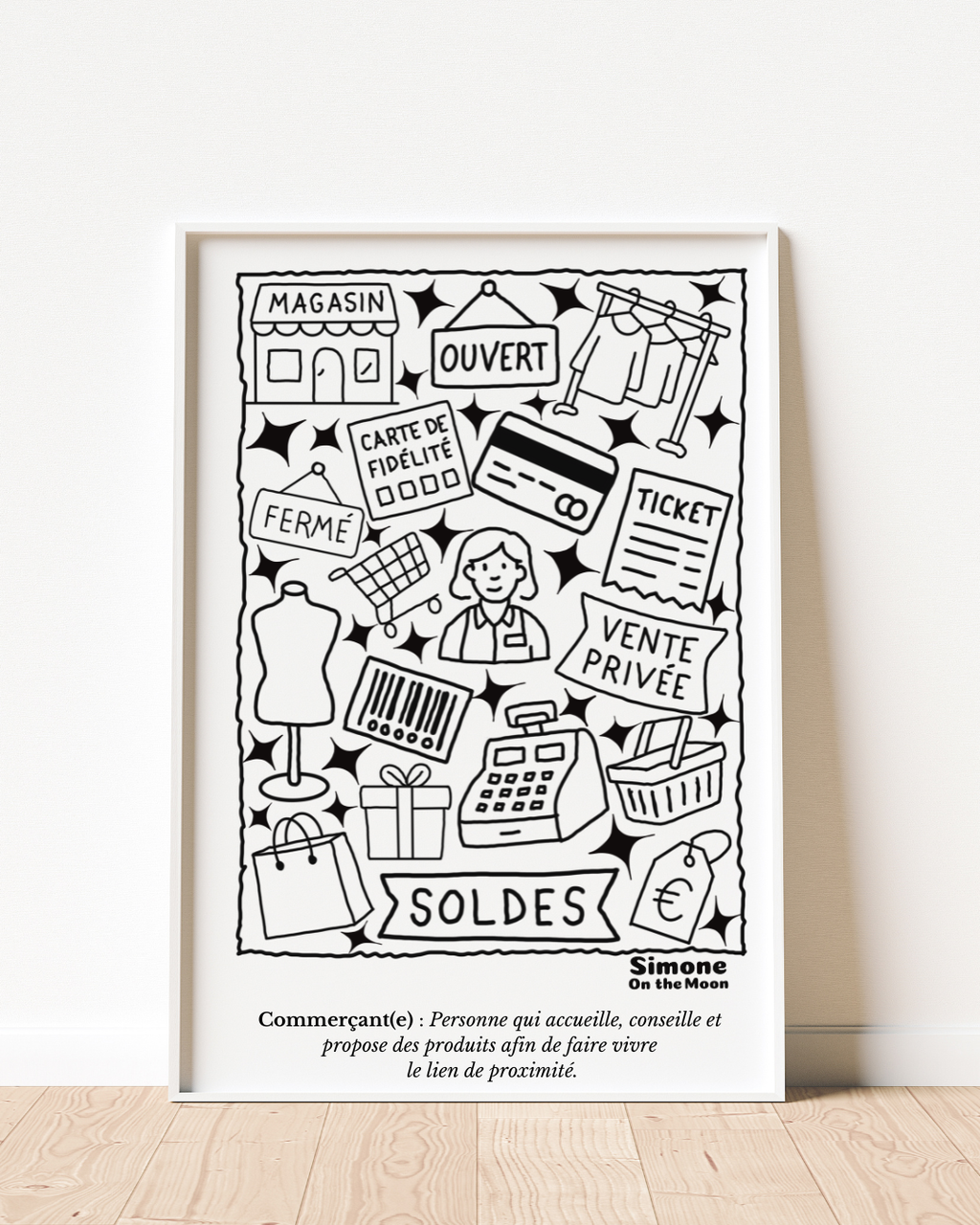 Affiche Commerçant(e)