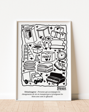 Affiche Déménageur(se)