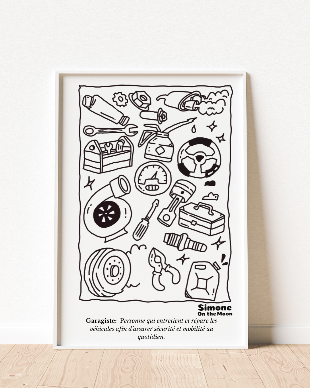 Affiche Garagiste