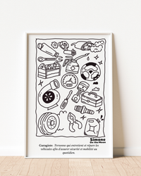Affiche Garagiste