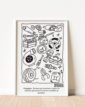 Affiche Garagiste
