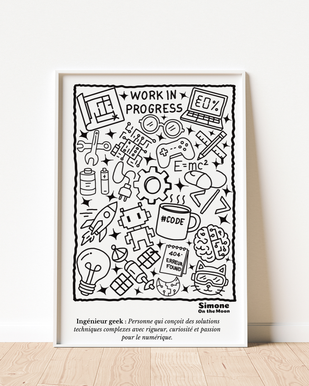 Affiche Ingénieur(e) geek