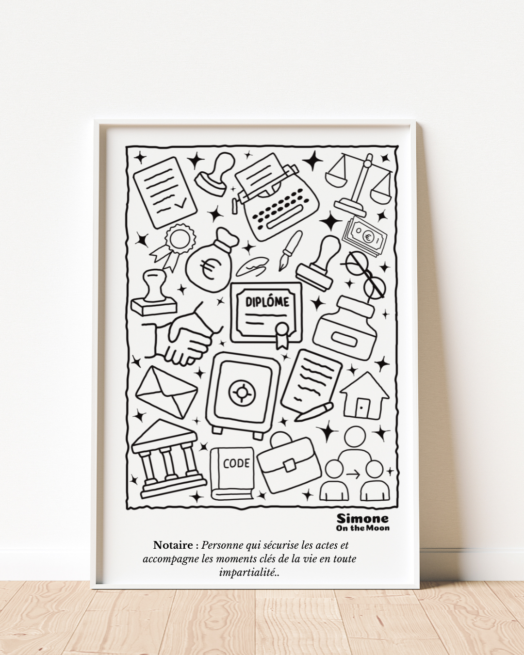 Affiche Notaire
