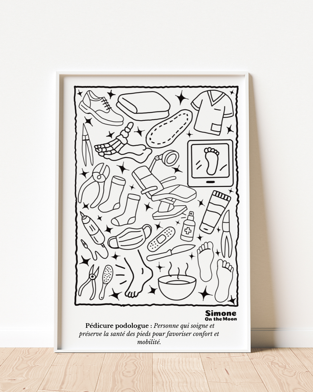 Affiche Pédicure-podologue