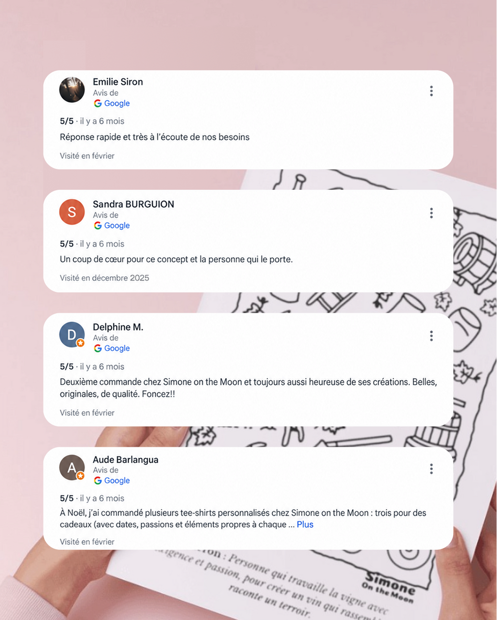 Avis clients Simone on the Moon