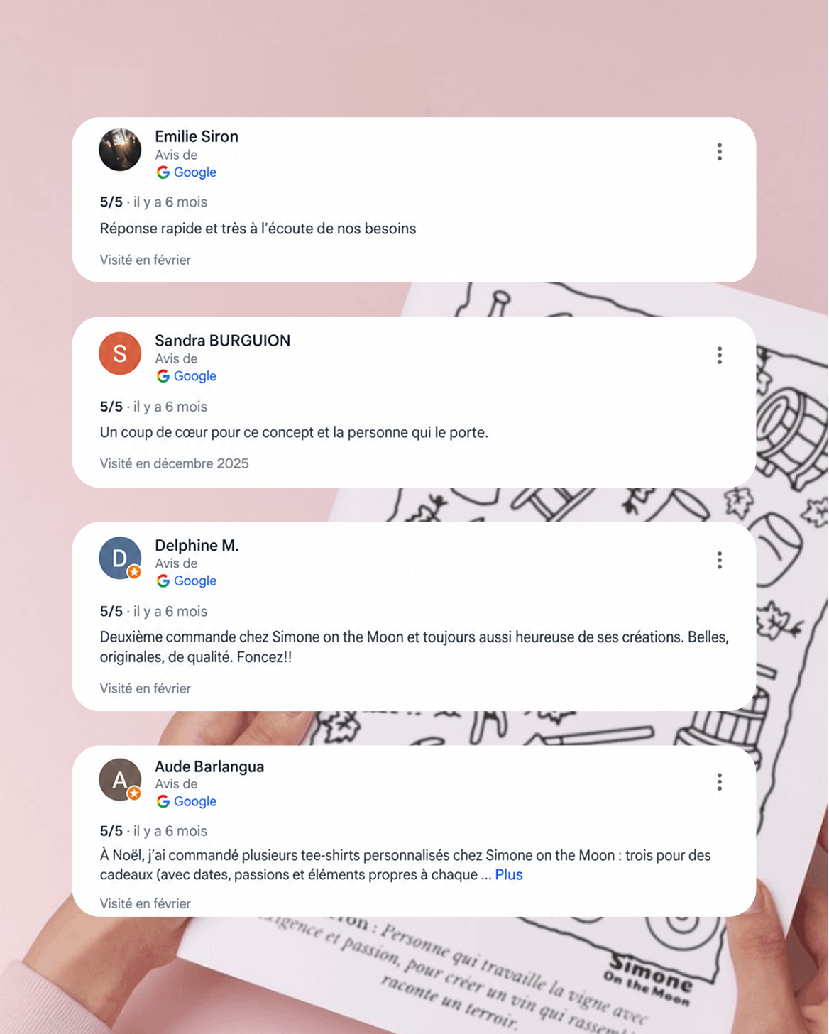 Avis clients Simone on the Moon
