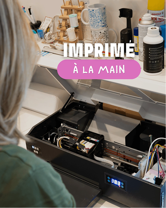 Imprimé à la main à Bordeaux