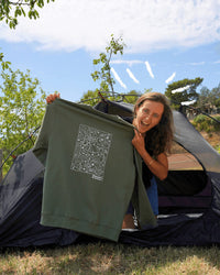 Sweat à capuche Campeur(se)