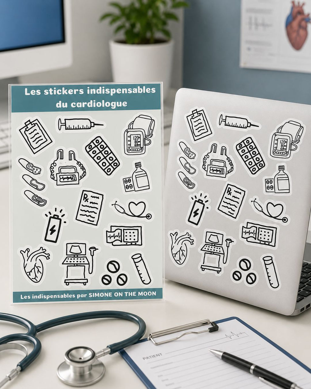 Stickers Cardiologue