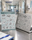 Planche de stickers Simone on the Moon