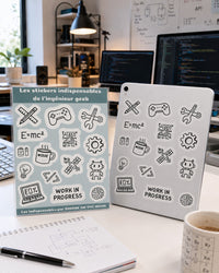 Stickers Ingénieur(e) geek