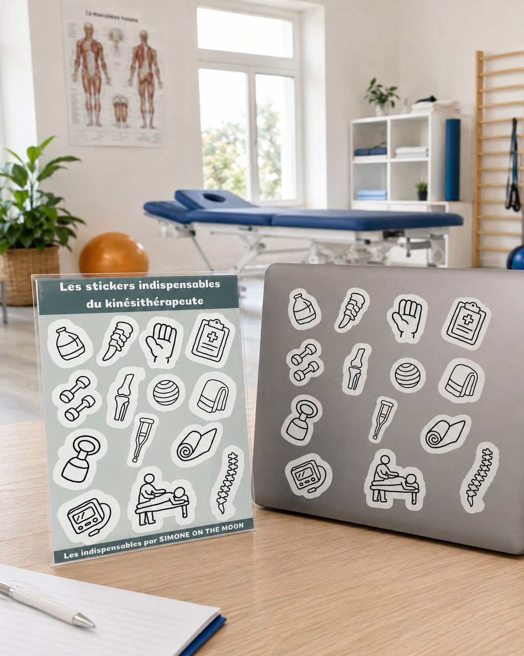 Stickers Kinésithérapeute