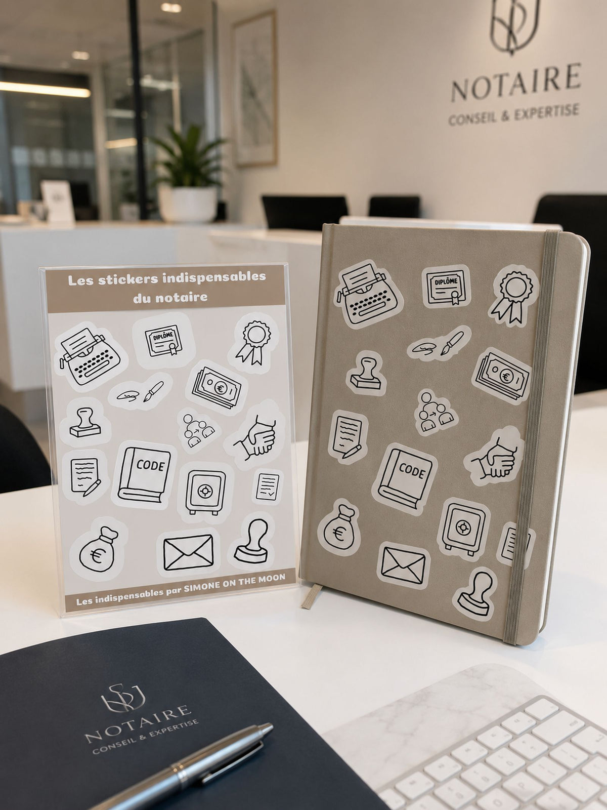 Stickers Notaire