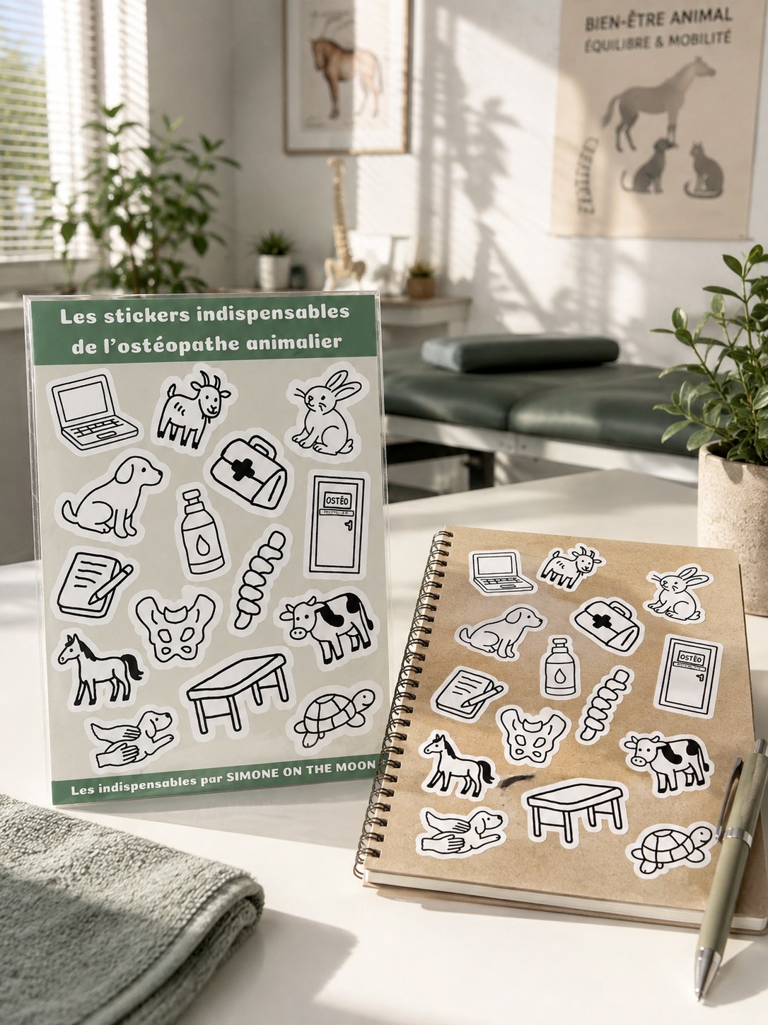 Stickers Ostéopathe animalier(ère)
