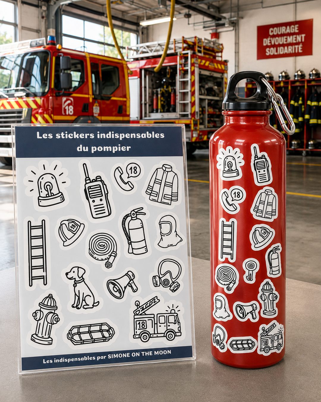 Stickers Pompier(ère)