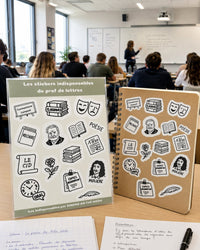 Stickers Prof de lettres
