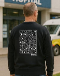 Sweat à capuche Ambulancier(ère) — Noir