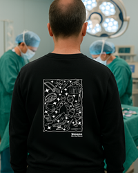 Sweat à capuche Chirurgien(ne) — Noir