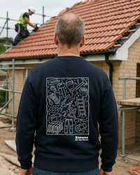 Sweat à capuche Couvreur(se) — Bleu marine