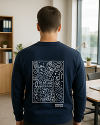 Sweat à capuche Gestionnaire de patrimoine — Bleu marine