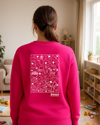 Sweat à capuche Maman — Rose