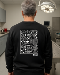 Sweat à capuche Médecin légiste — Noir