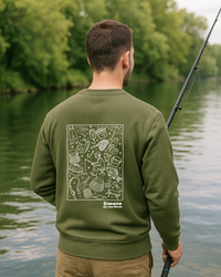 Sweat à capuche Pêcheur(se) — Kaki