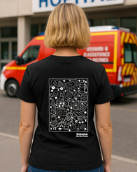 T-shirt Ambulancier(ère) — Noir