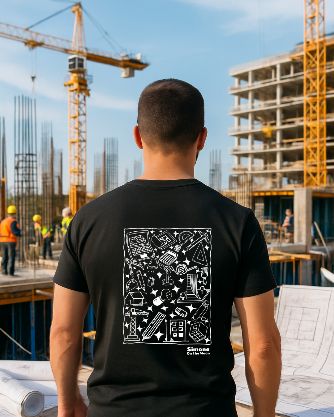 T-shirt Architecte — Noir