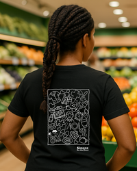 T-shirt Assistant(e) de vie — Noir