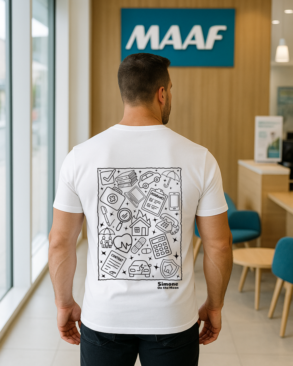 T-shirt Assureur(se) — Blanc