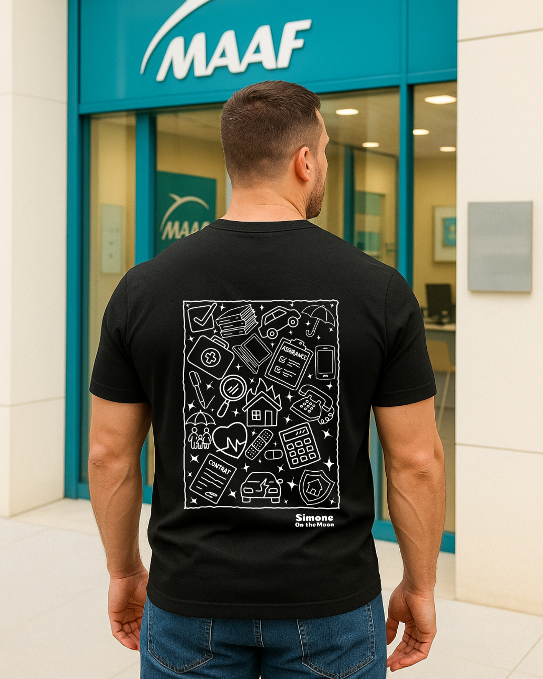T-shirt Assureur(se) — Noir