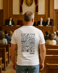 T-shirt Avocat(e) — Blanc