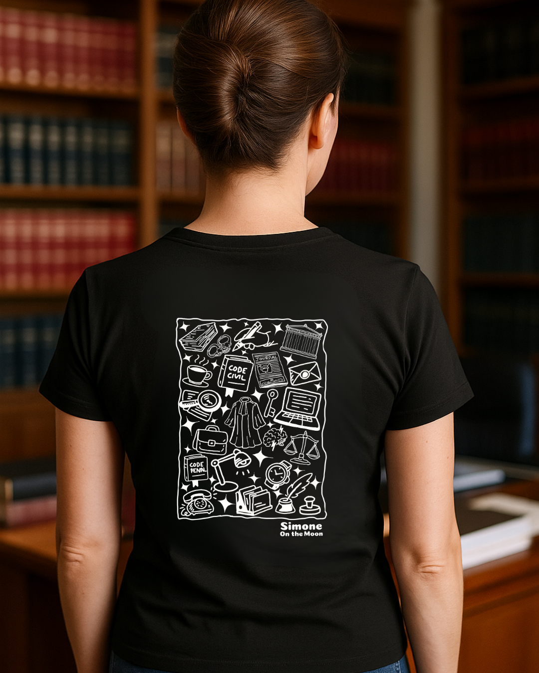 T-shirt Avocat(e) — Noir