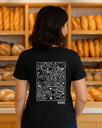 T-shirt Boulanger(ère) — Noir
