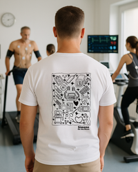 T-shirt Cardiologue — Blanc