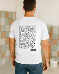 T-shirt Carreleur(se) — Blanc