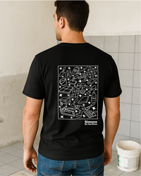 T-shirt Carreleur(se) — Noir