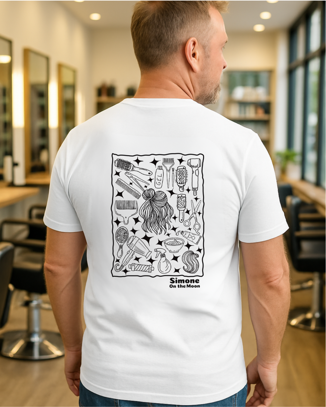 T-shirt Coiffeur(se) — Blanc