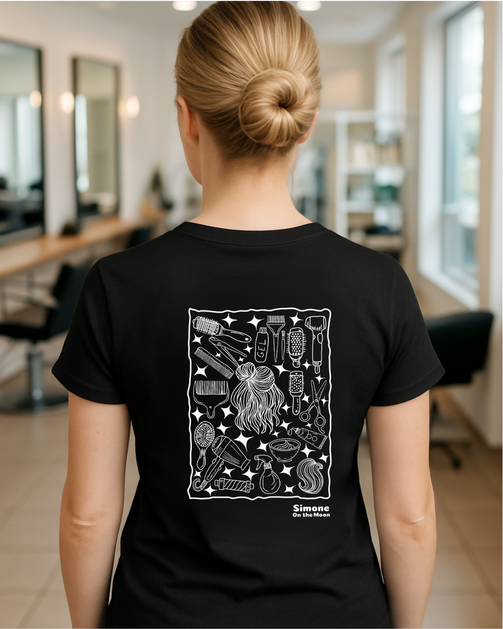 T-shirt Coiffeur(se) — Noir