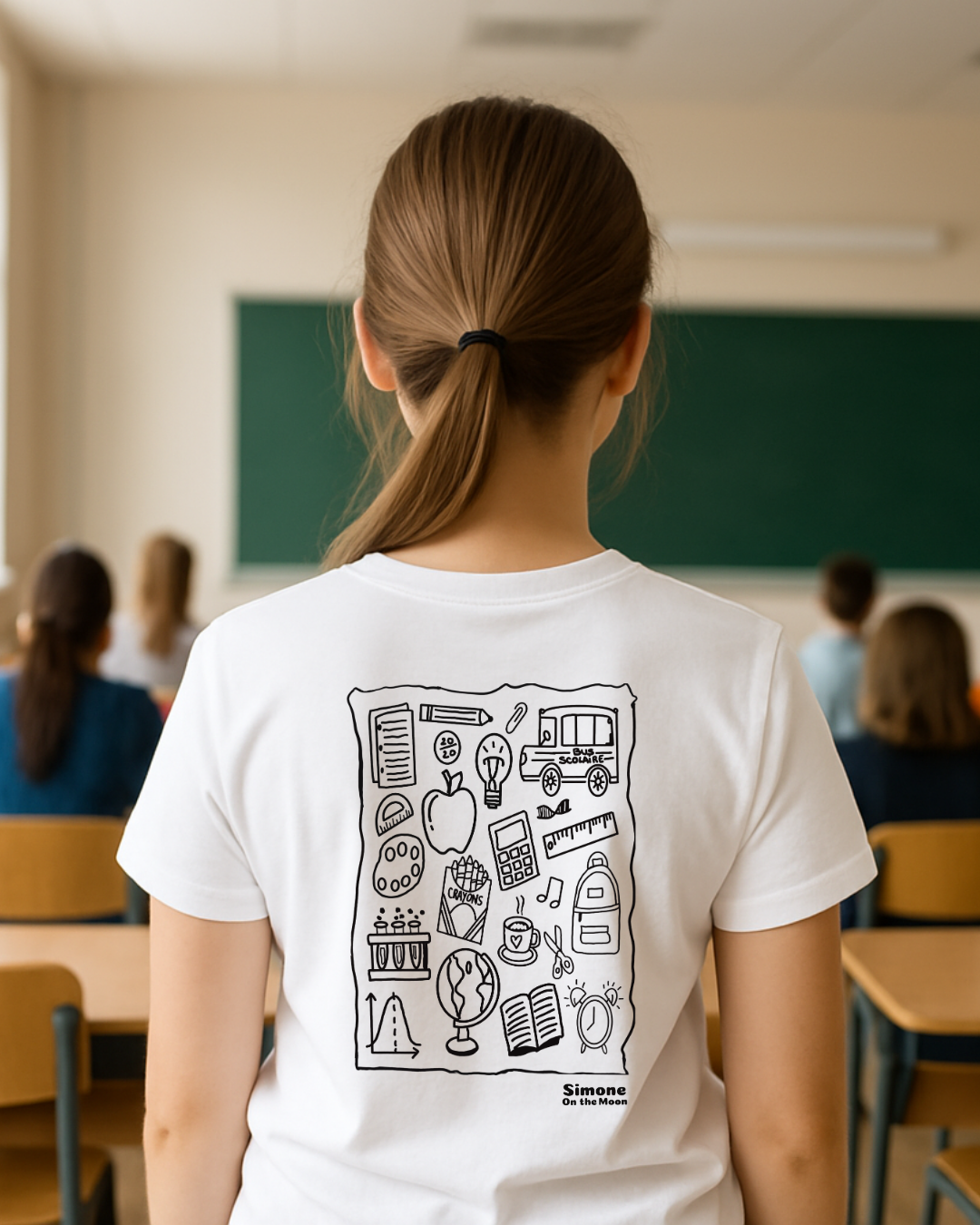T-shirt Collégien(ne) / Lycéen(ne) — Blanc