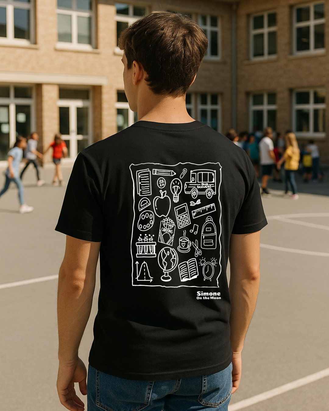 T-shirt Collégien(ne) / Lycéen(ne) — Noir