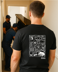 T-shirt Déménageur(se) — Noir
